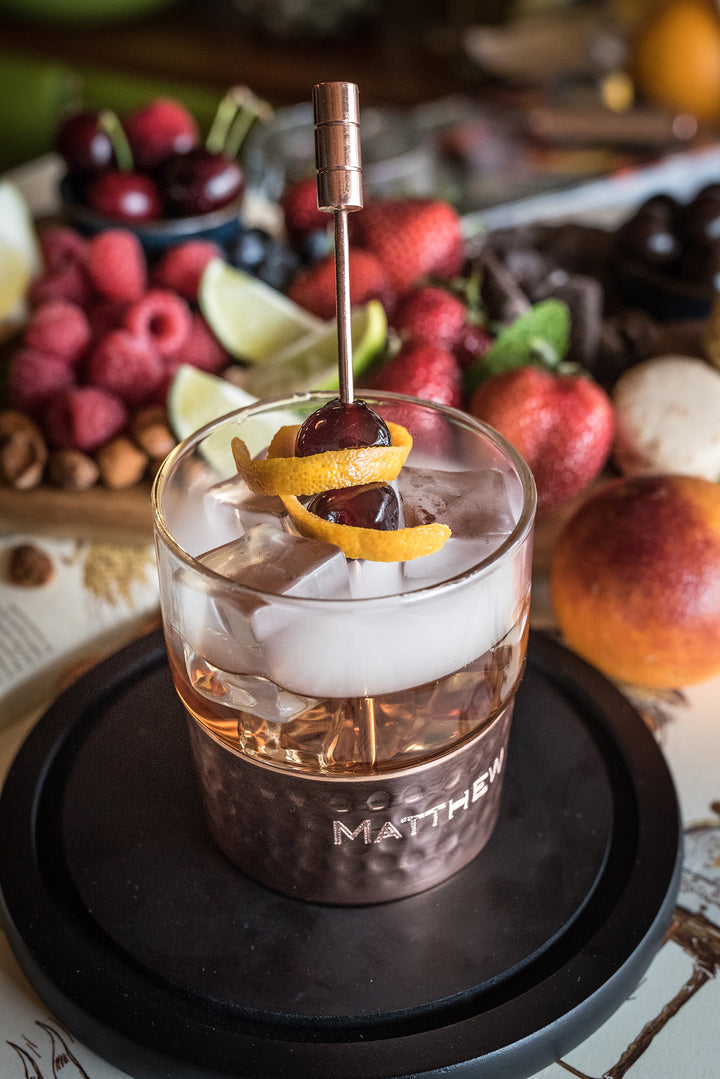 Custom Whiskey Glass Set of Two in Gift Box