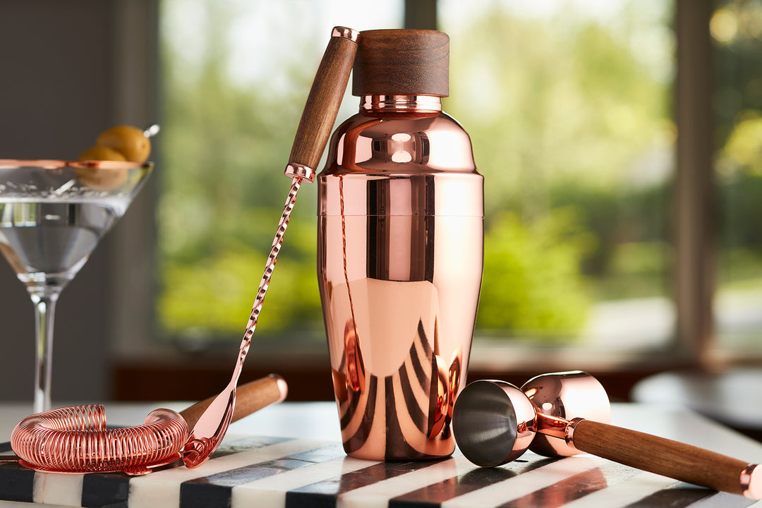 The Ultimate Copper Plated Bar Set