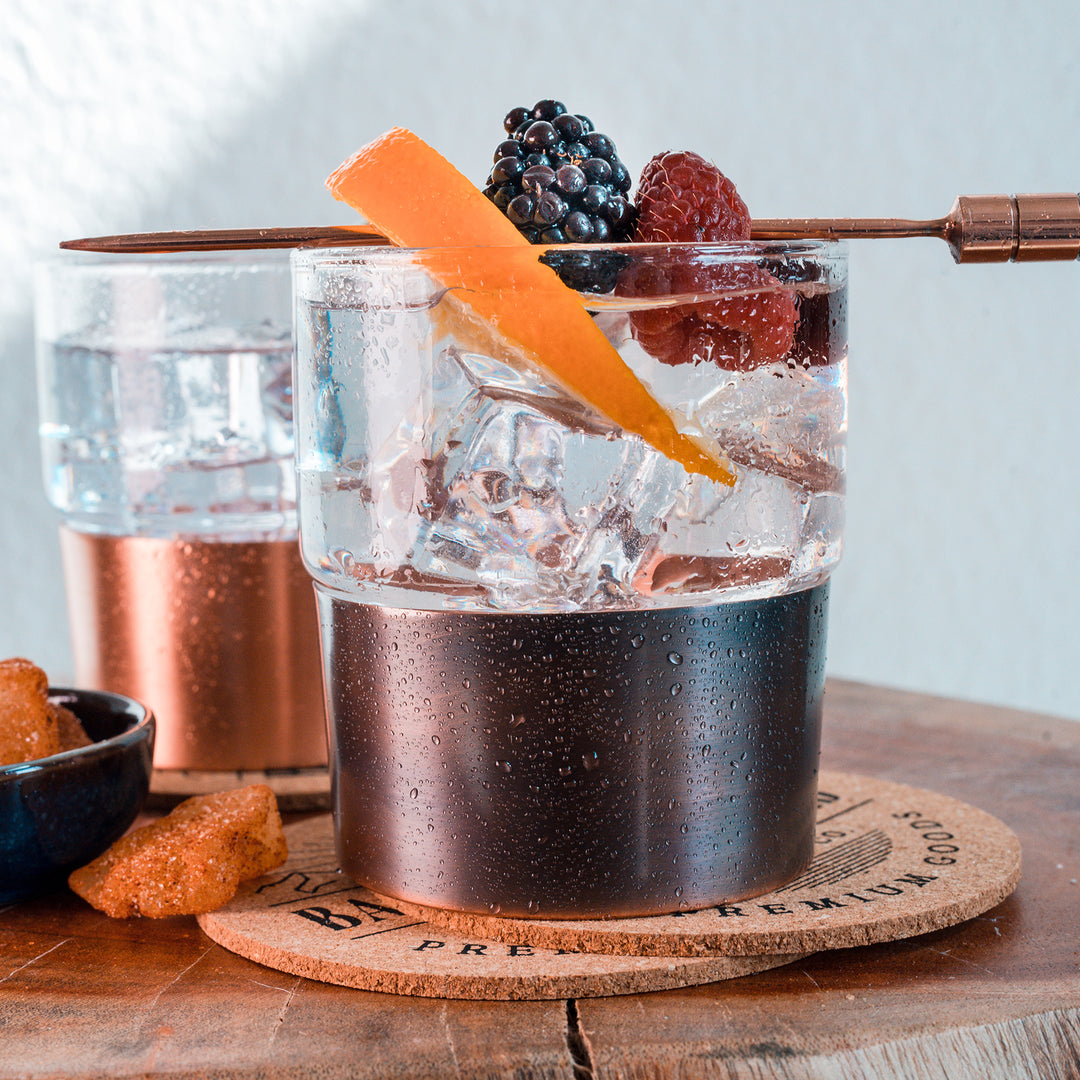 Custom Whiskey Glass Set of Two in Gift Box