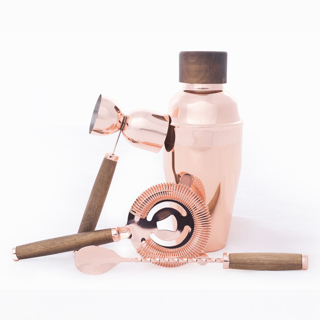 The Ultimate Copper Plated Bar Set