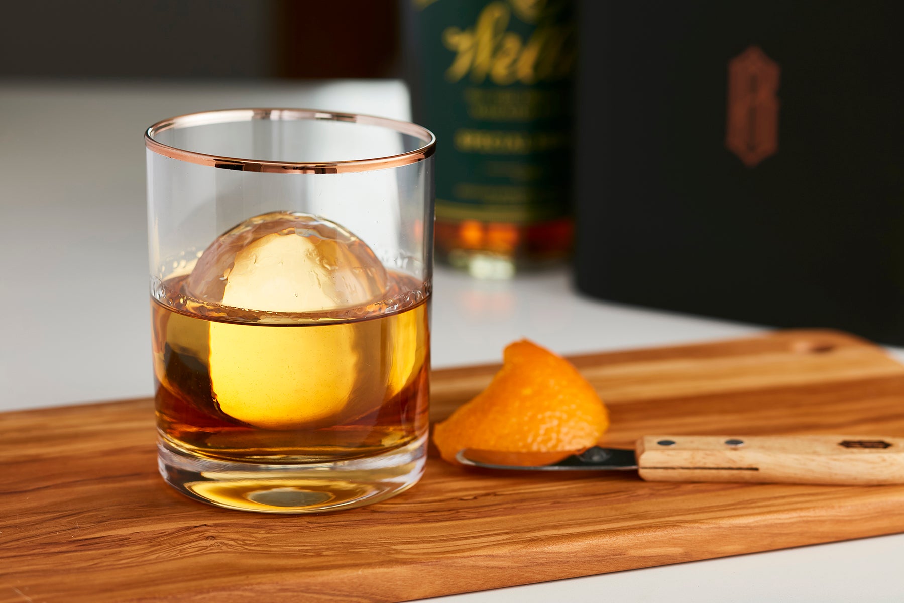 Copper Rimmed Old Fashioned Glass – Crafted Barware