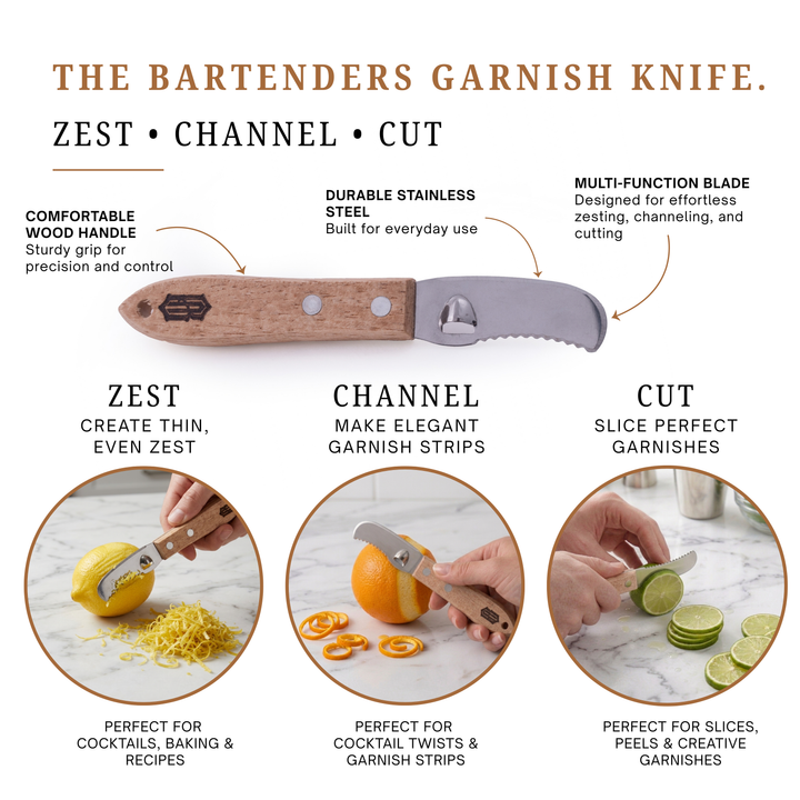 The Bartender's Garnish Peeler
