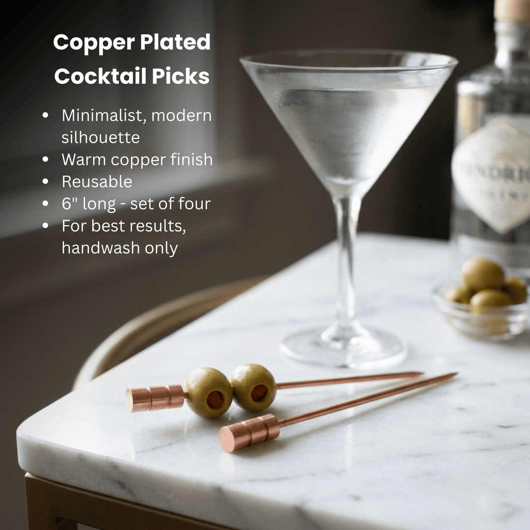 Copper Plated Cocktail Picks