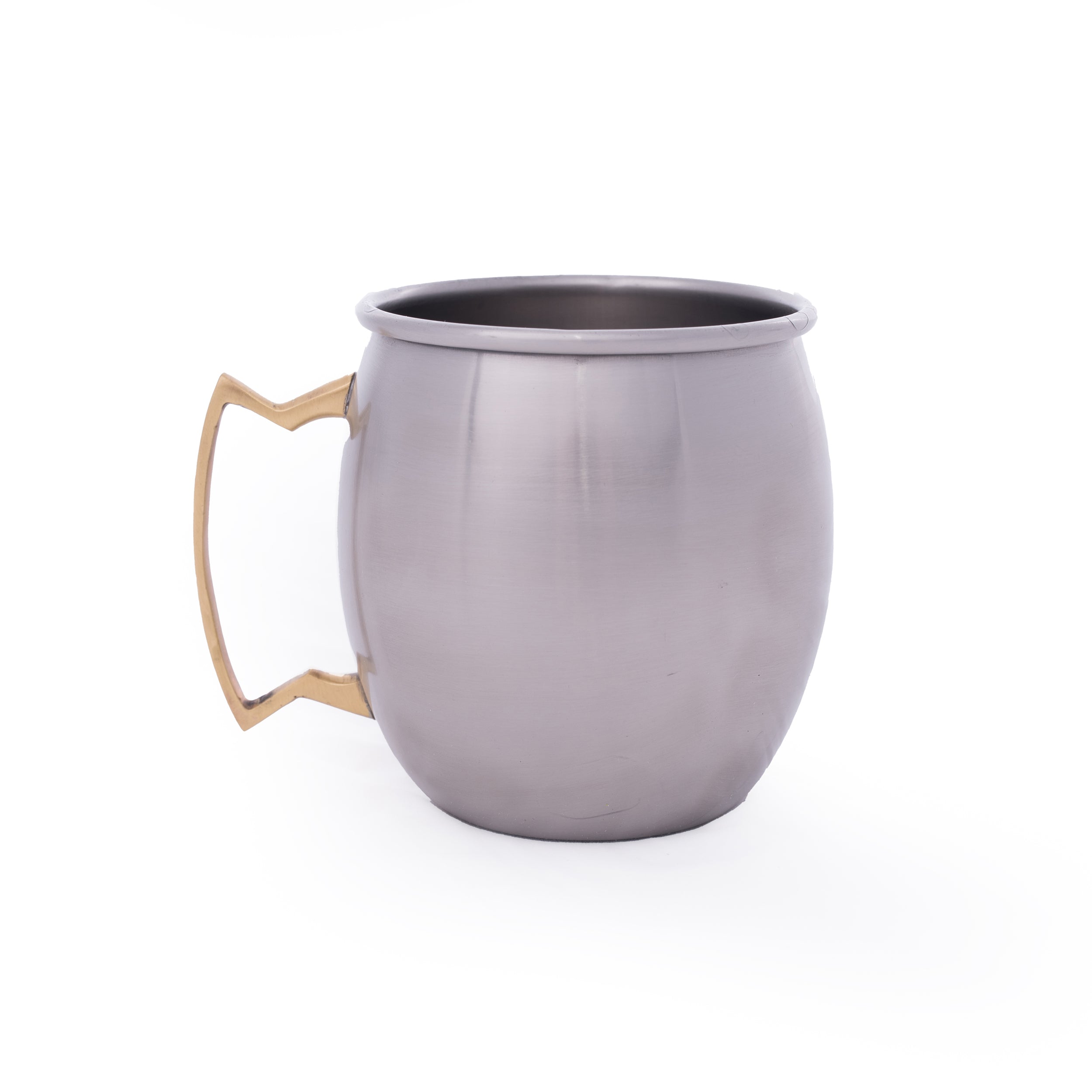 Set of Four Polished Stainless Steel Classic Moscow Mule Mugs