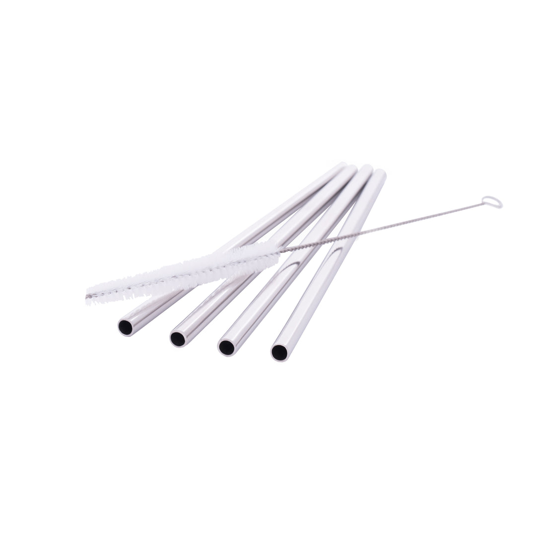 Stainless Steel Straws - Set of Four