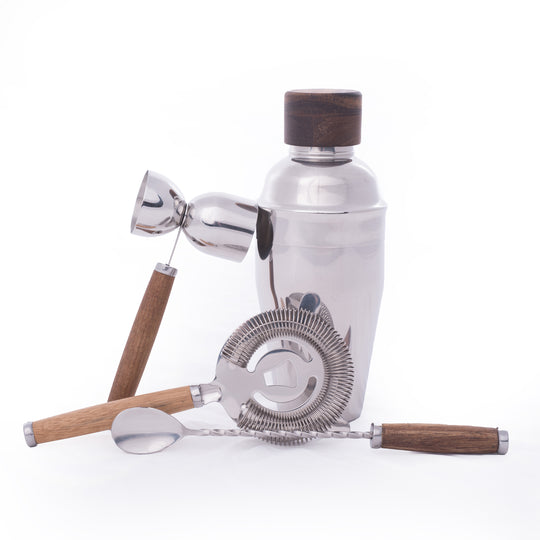 Barware Accessory 4-piece Stainless Steel Barware Set – Crafted Barware