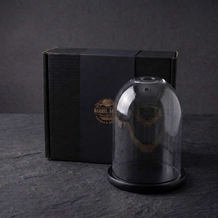 Glass Smoking Cloche in Gift Box