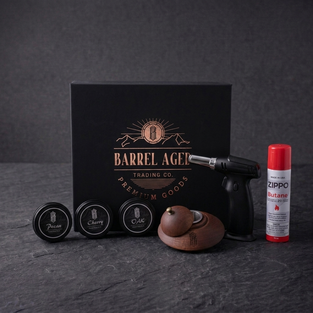 Barrel Aged Trading Co. Whiskey Smoker Kit in Gift Box