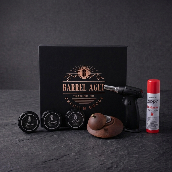 Barrel Aged Trading Co. Whiskey Smoker Kit in Gift Box