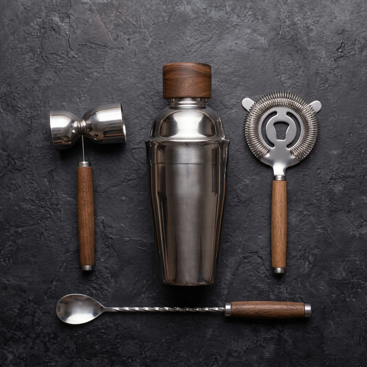 4-piece Stainless Steel Barware Set